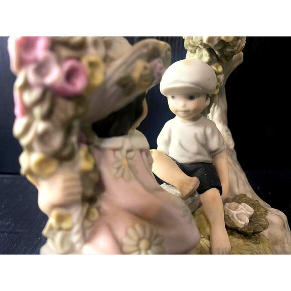 Love Opens All Doors BY Alaska Mama Enesco Large Figurine Kids on Bench Number 1 - Picture 7 of 8